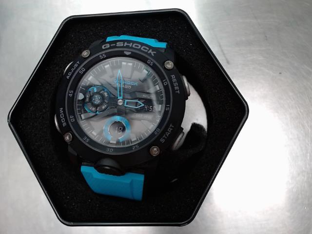 Montre casio avec bracelet turquoise