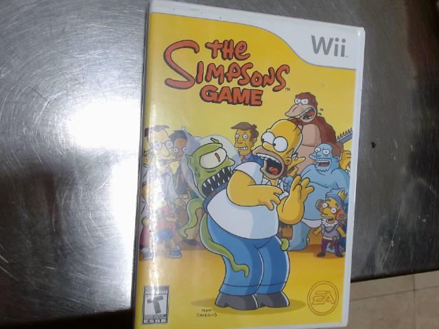 Jeux wii simpson game