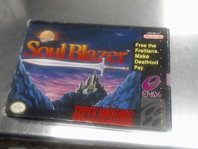 Soulblazer snes complete cib