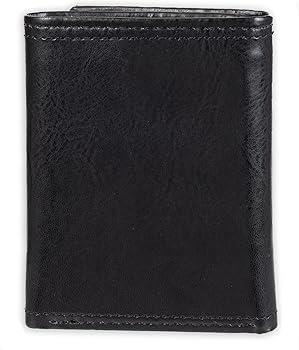 Genuine leather black wallet