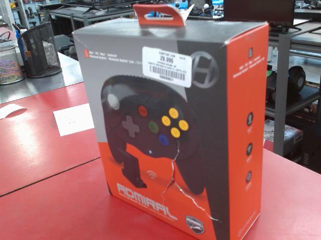 Manette nintendo 64 sans fil+boite+acc