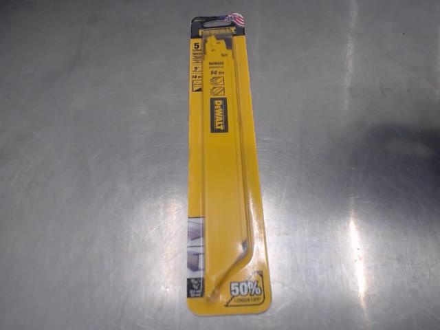 Paquet blades sawzall dewalt neuf