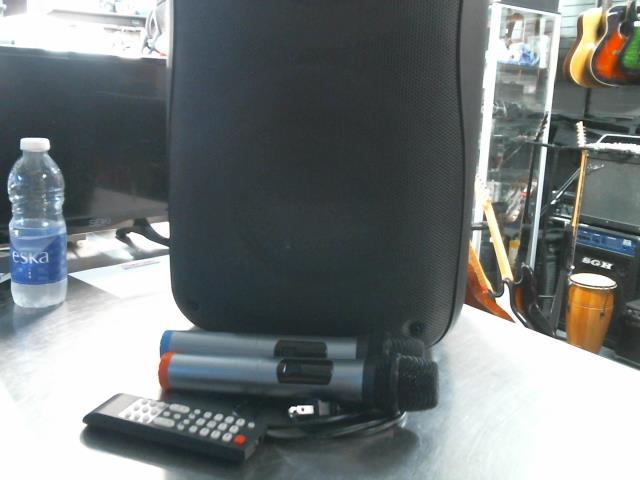 Hautparleur rechargeable karaoke+acc