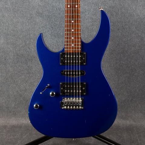 Guitare electrique bleu