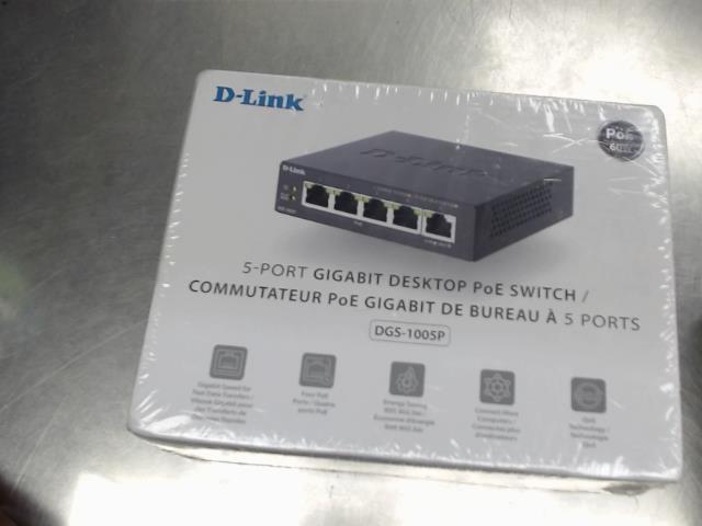 Commutateur poe gigabit 5 ports inbox