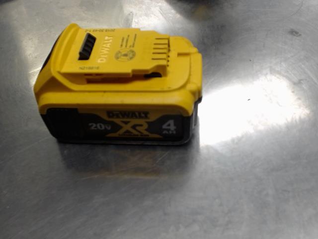 Batterie dewalt 20v max lithium 4 ah xr