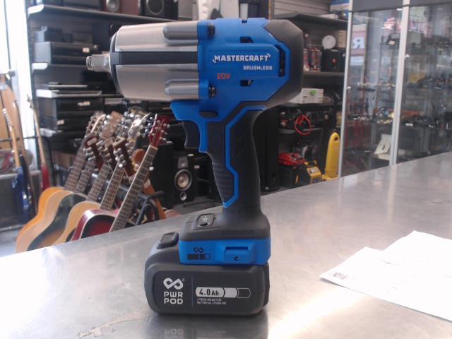 Mastercraft brushless impact wrench 20v