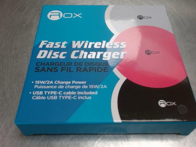 Fast wireless disc charger