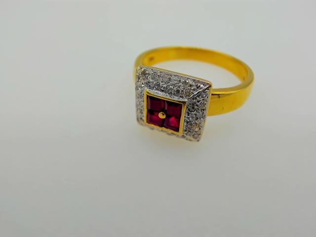 BAGUE EN OR 10KT   DI