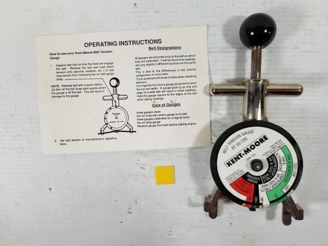 Belt tension gauge inbox