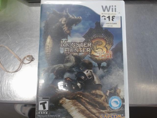 Monster hunter 3 tri