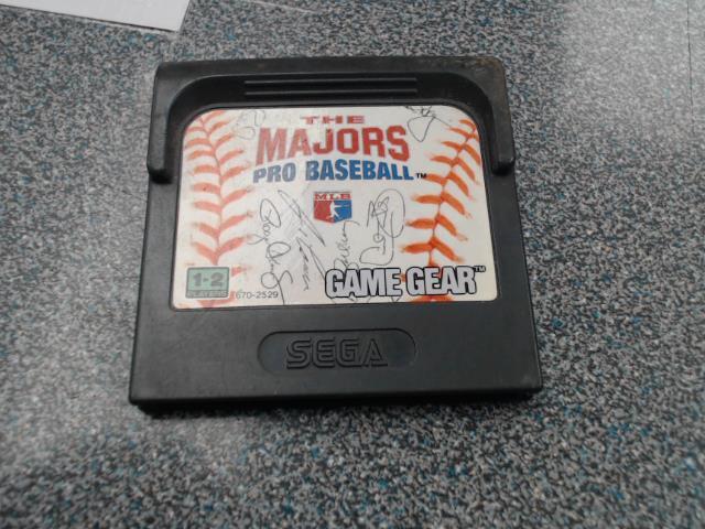 The major pro baseball game gear