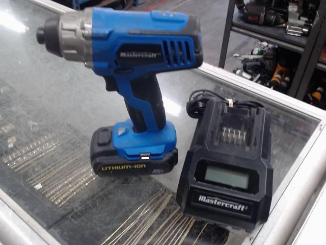 Drill impact 20v+1batterie+chargeur