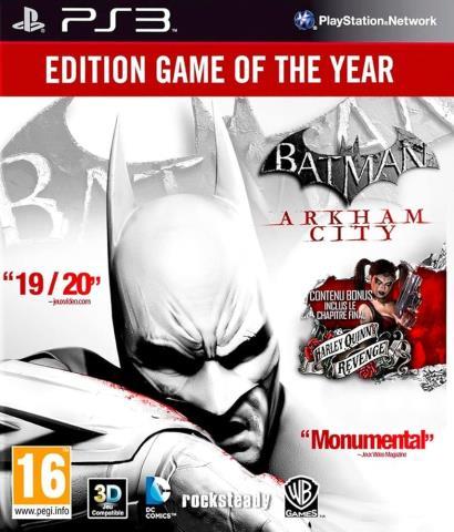 Batman arkham city edition jeu de lanne