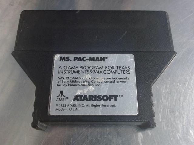 Ms pac man ti-99/4a texas instruments