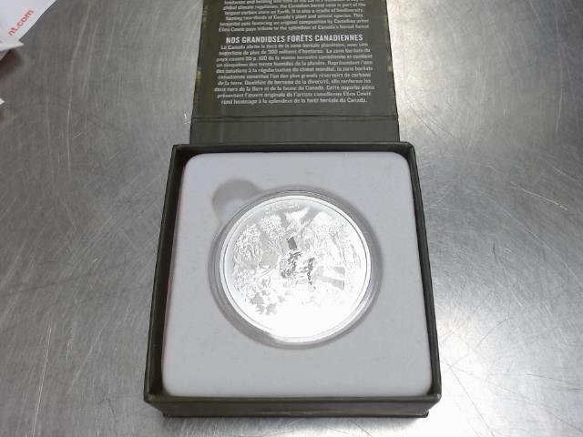 Towering forests 2oz silver coin 2014