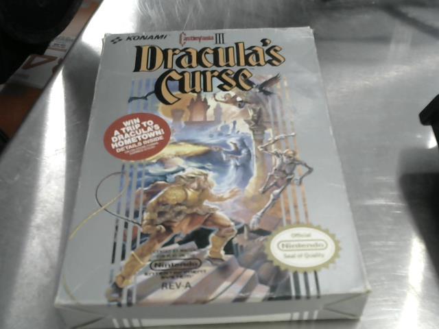 Castlevania dracula's curse cib