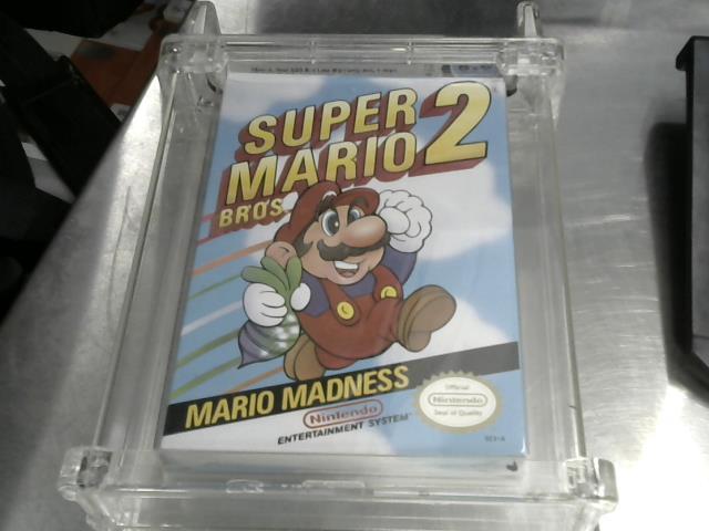 Super mario bros 2 nes cib graded