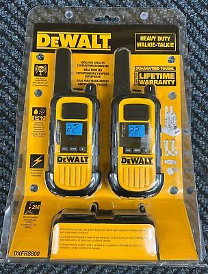 Pair new dewalt walkie-talkies