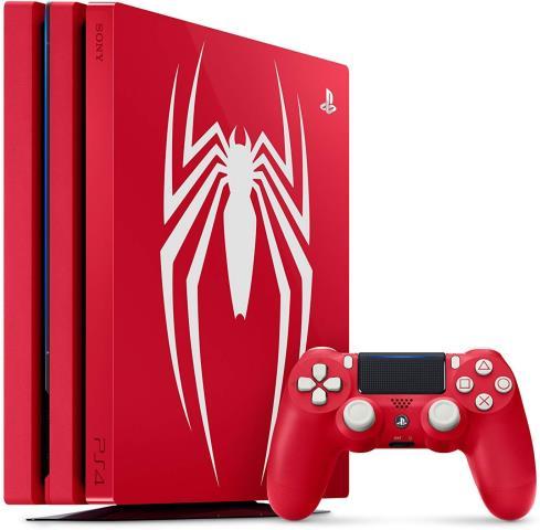 Ps4 pro rouge spiderman edition