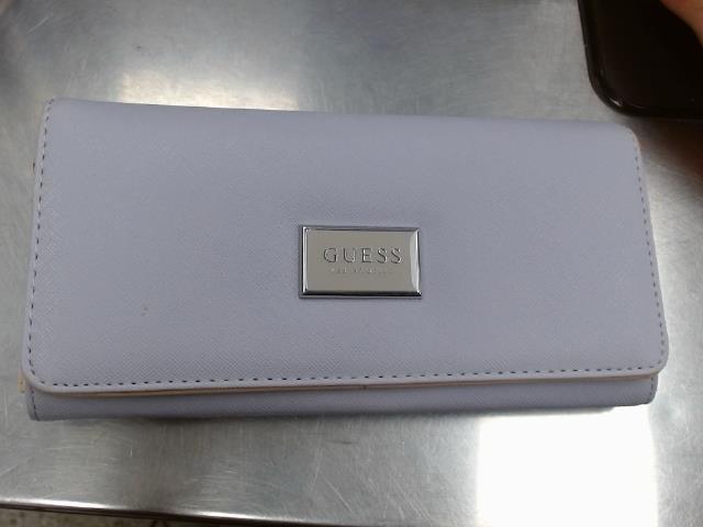 Wallet soufflet purple guess