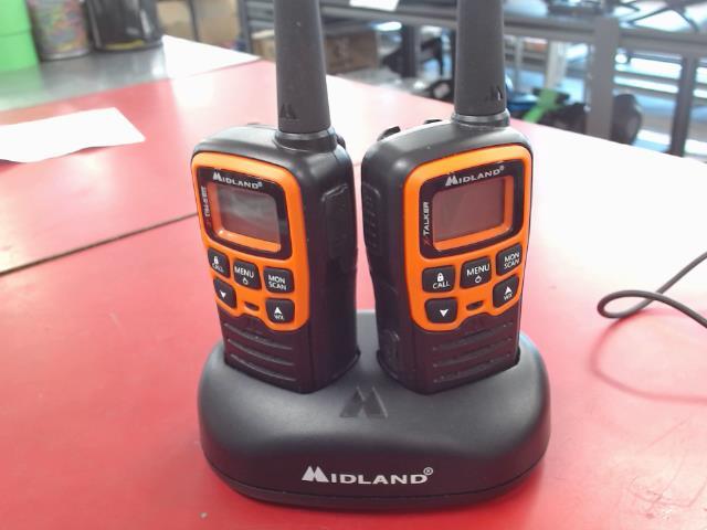 Paire walkie-talkie orange+chargeur