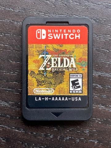 Zelda breath of the wild casette