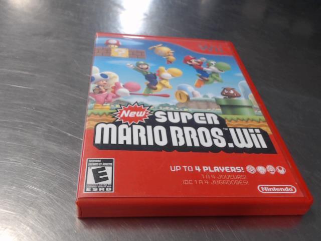 New super mario bros wii (case+manual)