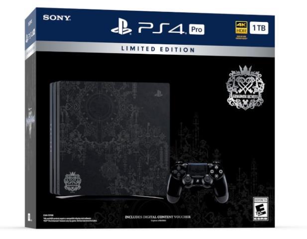 Kingdom hearts iii ps4 pro limited'cib