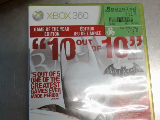 Batman arkham city  goty edition