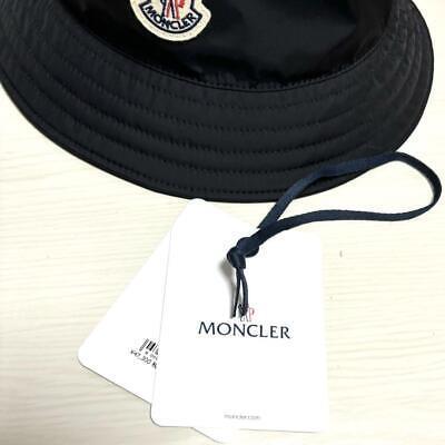 Bucket hat moncler navy blue size m