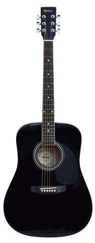 Guitare acoustique noire