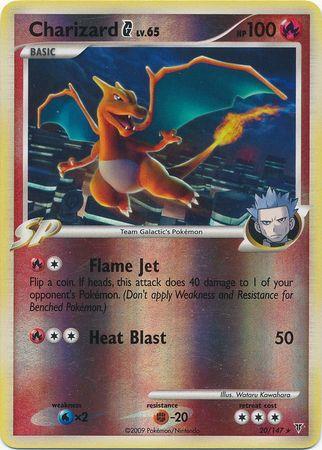 Charizard g reverse holo 20/147