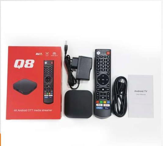 Q8 4k android ott media streamer new