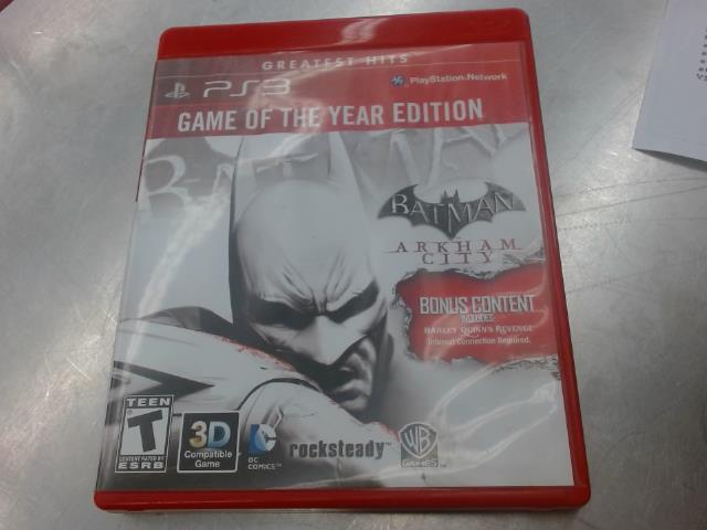 Batman arkham city goty