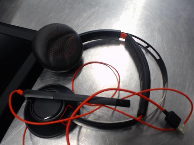 Headset noir/rouge