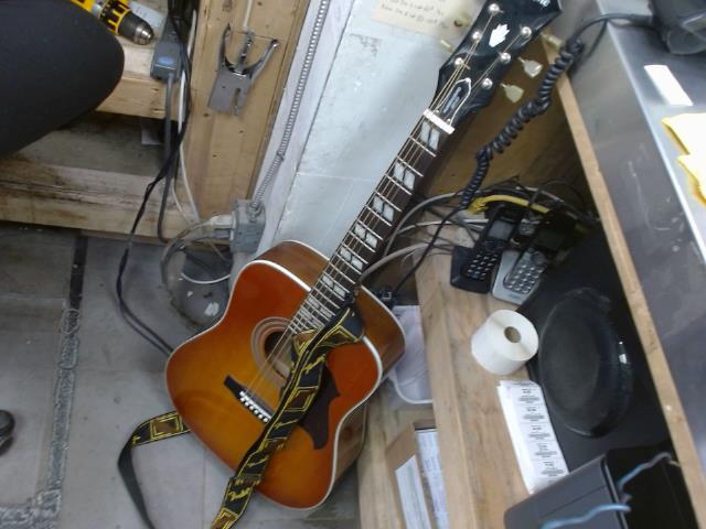 Epiphone hummingbird artist sunburst