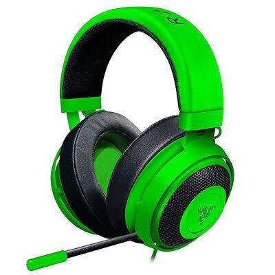 Casque de gaming vert razer