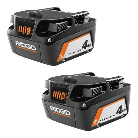 Duo pack batteries 18v 4ah