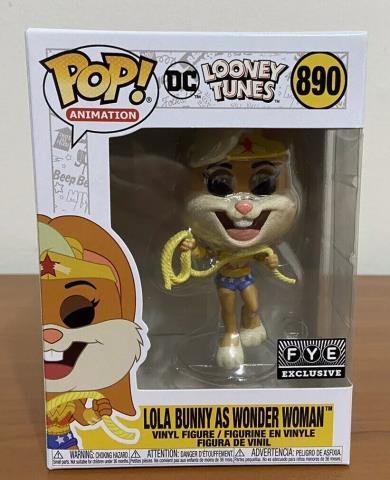 Pop! looney tunes lola bunny as wonder w