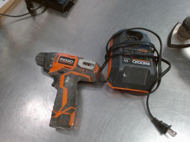 Drill driver ridgid avec batt+chargeur