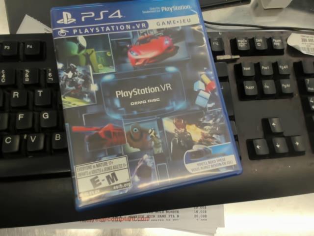 Playstation vr demo disc