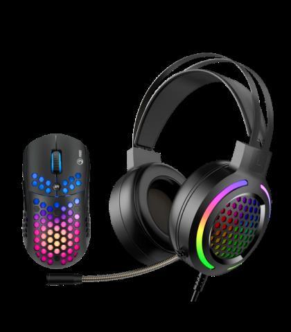 Casque de gaming et souris gaming