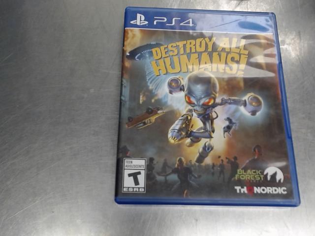 Destroy all humains ps4