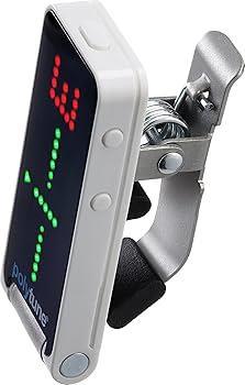 Polyphonic clip-on tuner blanc