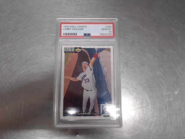 Carte baseball larry walker