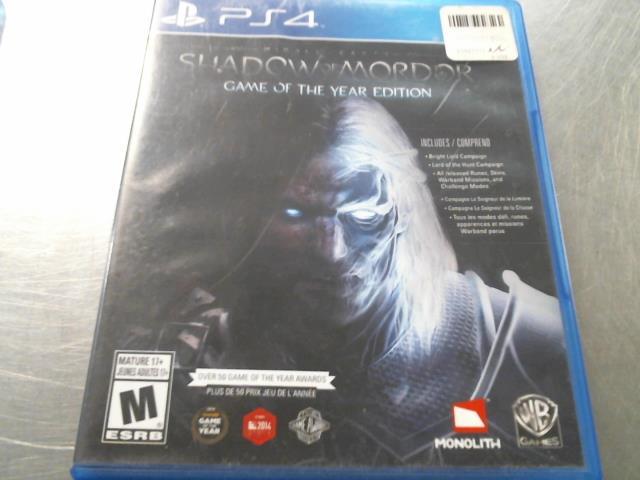 Shadow of mordor goty edition