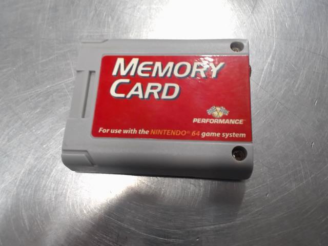 Performance memory card n64