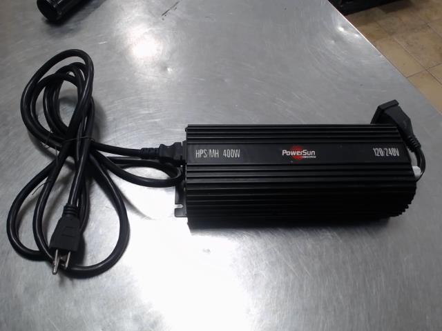 E-ballast powersun 400w+fils ds gs