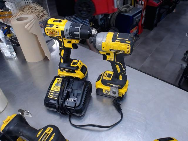 Impact driver+hammer drill+batt+charger